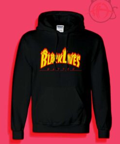 Black Lives Matter Flame Hoodies