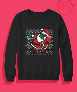 Dabbing Santa Ugly Christmas Crewneck Sweatshirt