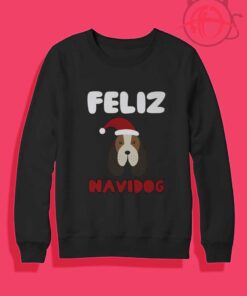 Feliz Navidog Christmas Crewneck Sweatshirt