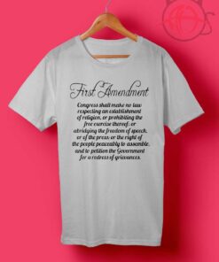 First Amendment T Shirt