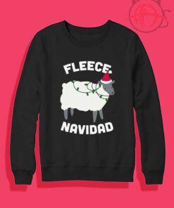 Fleece Navidad Goat Crewneck Sweatshirt