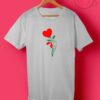 Flower Broken Heart T Shirt