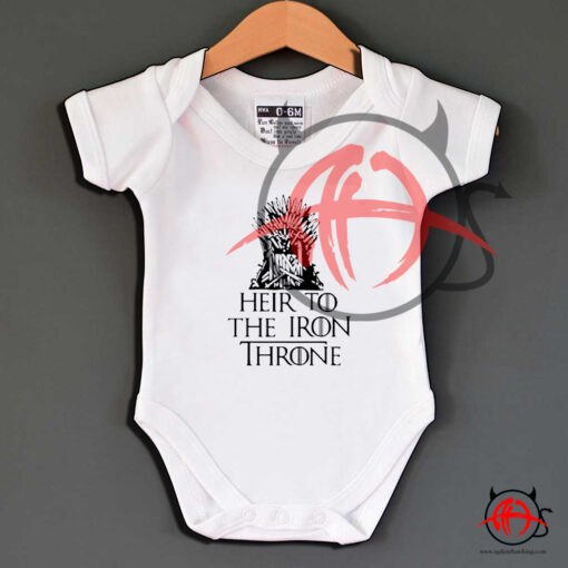 Heir to the Iron Throne Baby Onesie