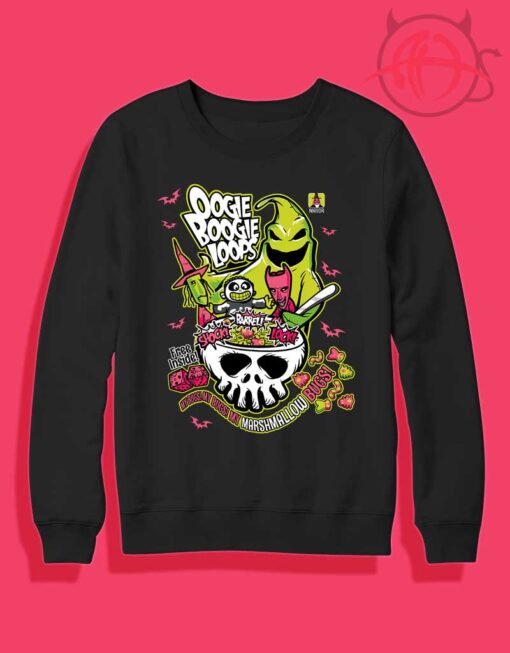 Oogie Boogie Loops Crewneck Sweatshirt