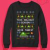 Season Give Tanks Crewneck Sweatshirt