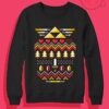 Triforce Holiday Ugly Christmas Crewneck Sweatshirt