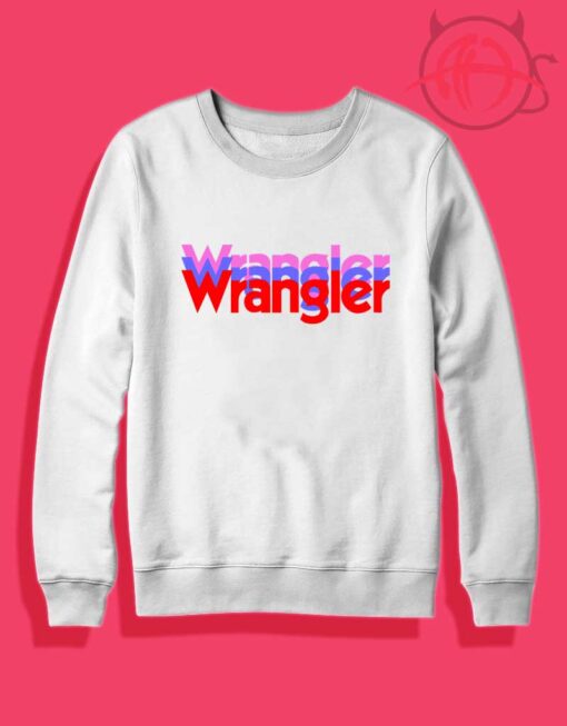 Wrangler Rainbow Shadow Crewneck Sweatshirt