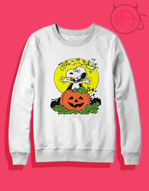 Scary Snoopy Dracula Crewneck Sweatshirt