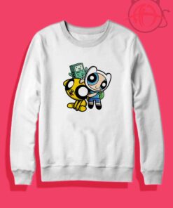 Adventure Time Powerpuff Girls Crewneck Sweatshirt