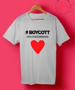 Boycott Dolce and Gabbana T Shirts