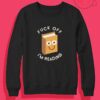 Fuck Off Reading Book Crewneck Sweatshirt