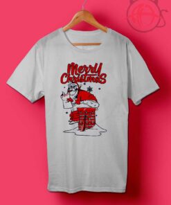 Naughty Santa Christmas T Shirts