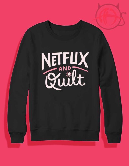 Netflix and Quilt Crewneck Sweatshirt