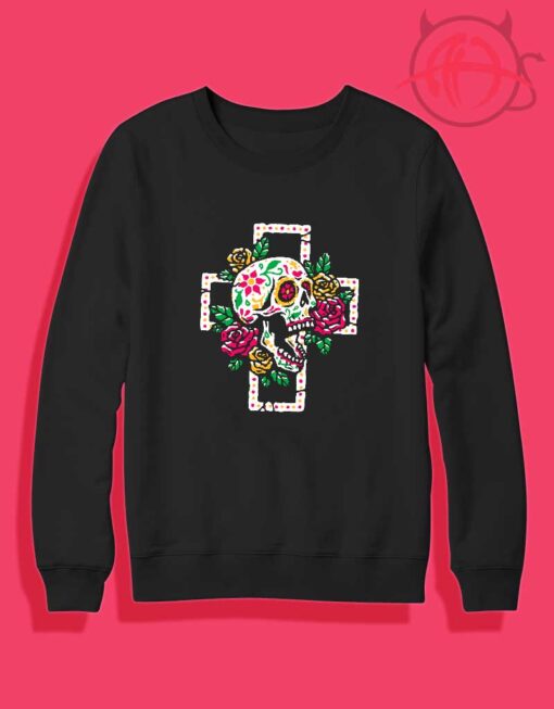 Sugar Skull Crewneck Sweatshirt