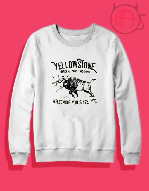 Yellowstone Bison Toss Park Crewneck Sweatshirt