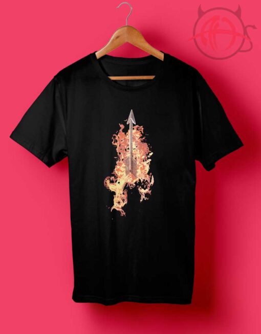 Arrow in Fire Print