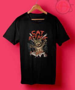 Cat Attack Funny Cat Shirts