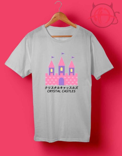 Crystal Castle Pink T Shirts