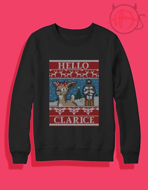 Hello Clarice Christmas Crewneck Sweatshirt