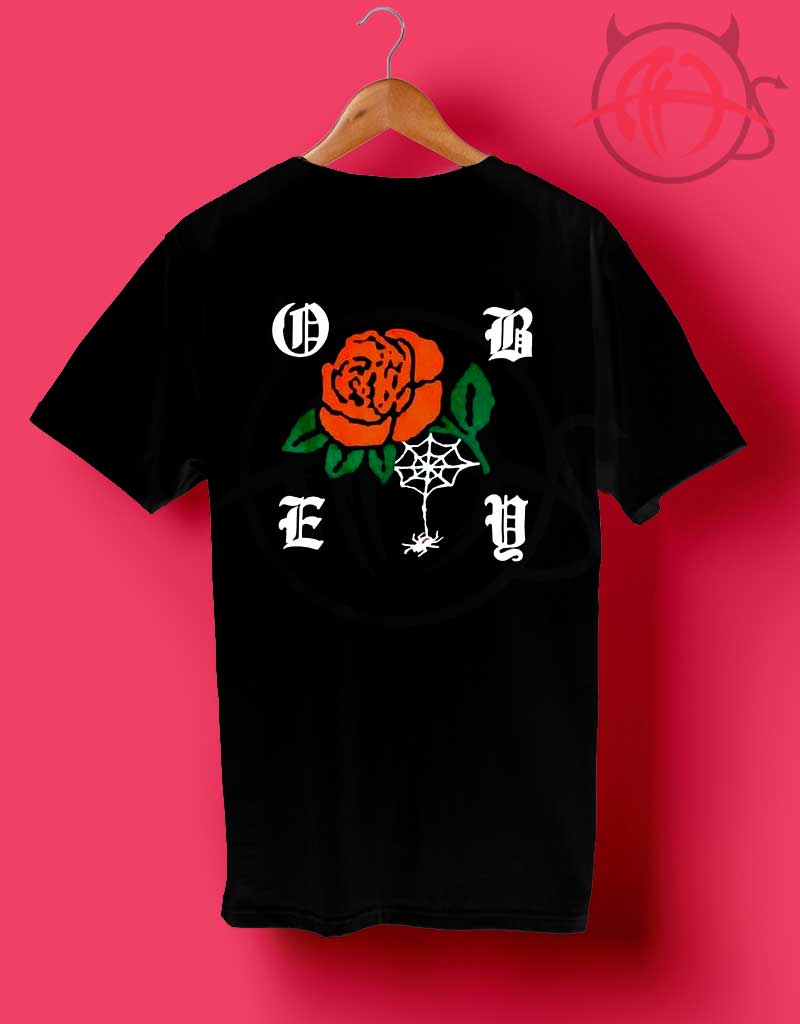 obey rose t shirt