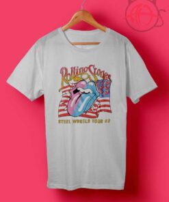 Rolling Stones Steel Wheels Tour T Shirts