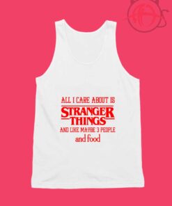 Stranger Things All About Care Foods Unisex Tank Top