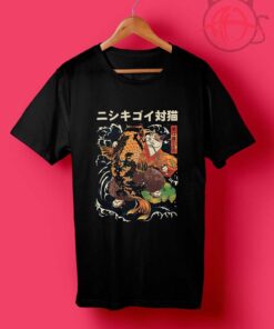 Animal Koi Cat Japanese T Shirts