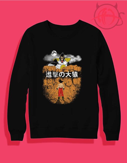 Attack On Goku Crewneck Sweatshirt