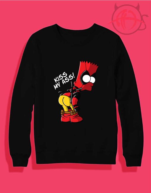 Bartpool Kiss My Ass Crewneck Sweatshirt