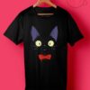 Black Kitty Cute T Shirts