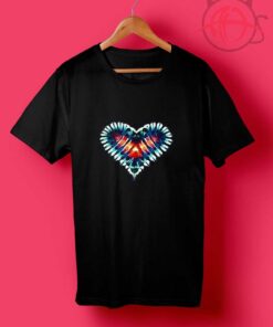 Extreme Rainbow Heart Tie Dye