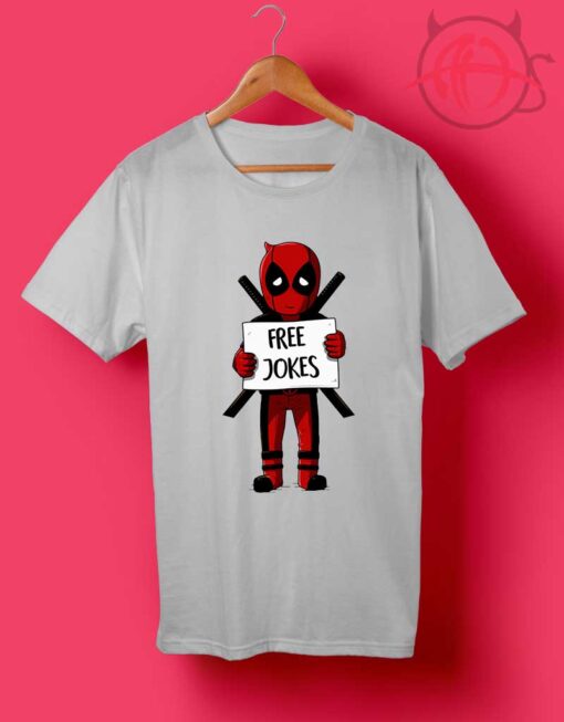 Free Jokes Deadpool T Shirts