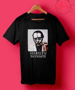 Marilyn Manson Makeup Photo T Shirts