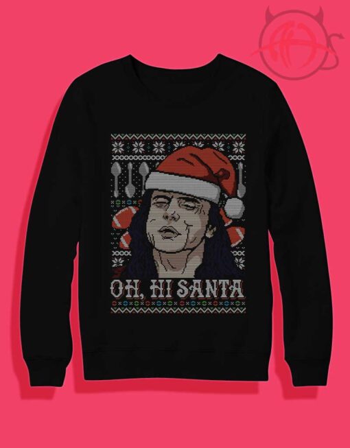 Oh Hi Santa Ugly Crewneck Sweatshirt