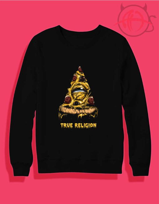 True Relegion Pizza Crewneck Sweatshirt