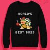 World Best Boss Crewneck Sweatshirt