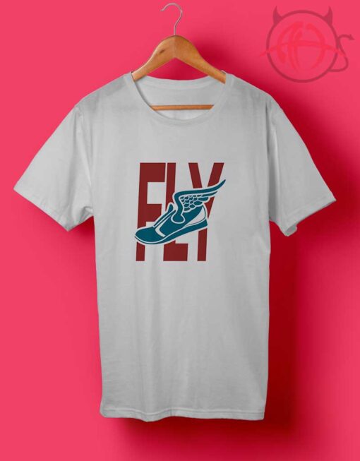 Fly Shoes Logo T Shirts