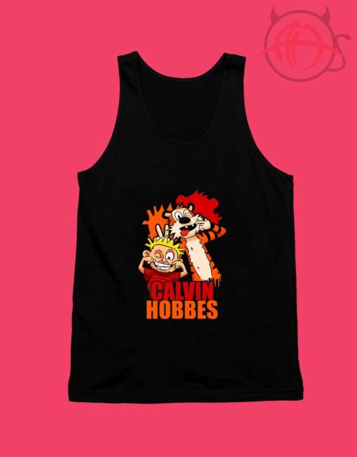 Hobbes Time Smiling Unisex Tank Top