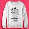 I Am a Disney Girl Quotes Crewneck Sweatshirt