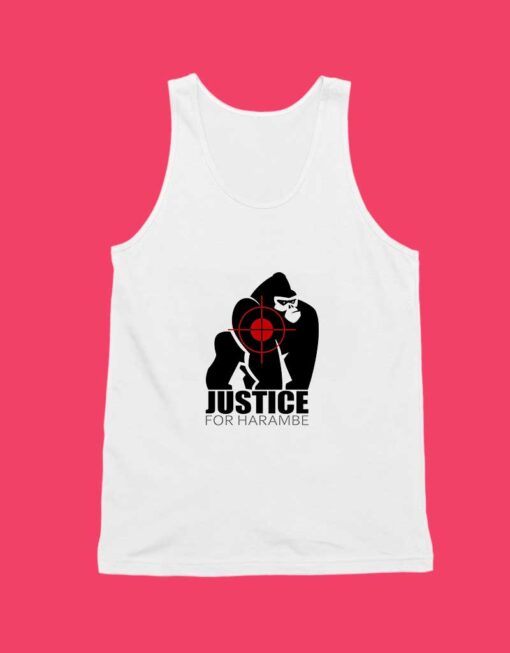 Justice For Harambe Unisex Tank Top