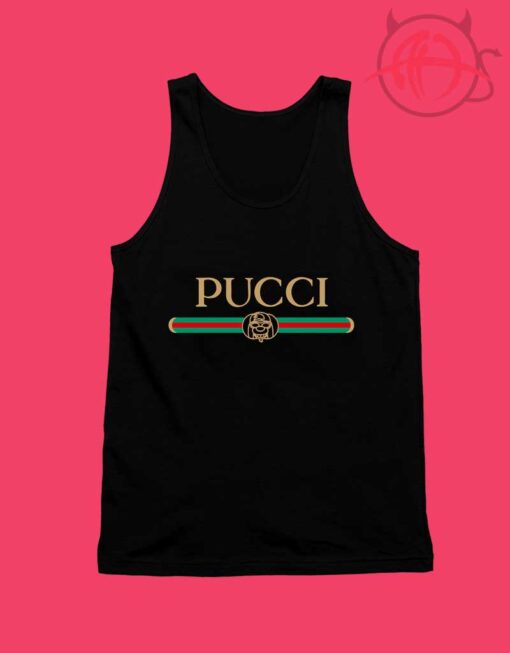 Pucci Black Unisex Tank Top
