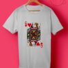 Queen Of Hearts Playing Card T Shirts