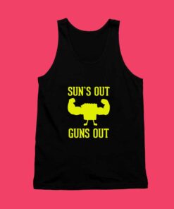Suns Out Guns Out Spongebob Unisex Tank Top
