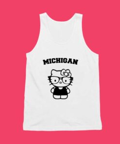 Michigan Hello Kitty Unisex Tank Top