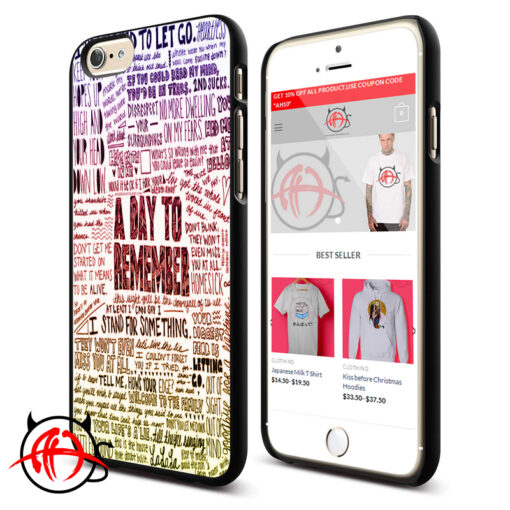 A Day To Remember Lyrics Collage Phone Cases Trend