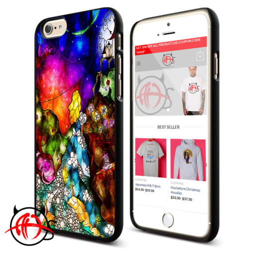 Alice in Wonderland stained
