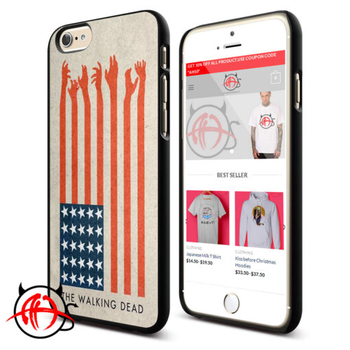 American Flag Walking Dead Inspired