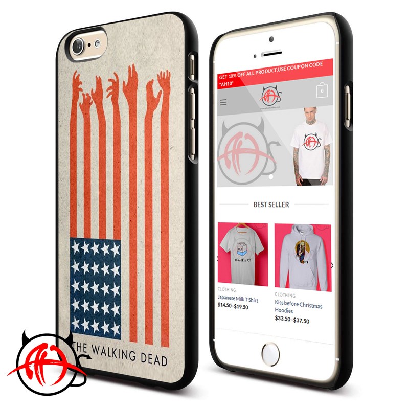 American Flag Walking Dead Inspired Phone Cases Trend