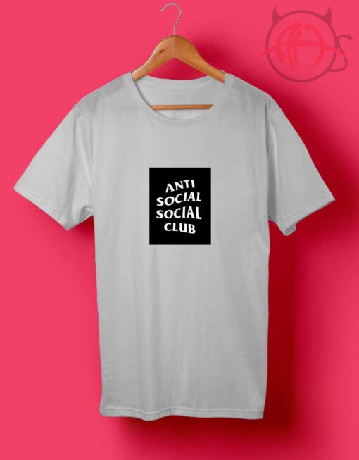 Cheap Custom Anti Social Social Club Block T Shirts