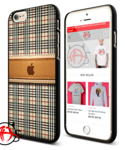 Apple Burberry Pattern Phone Cases Trend